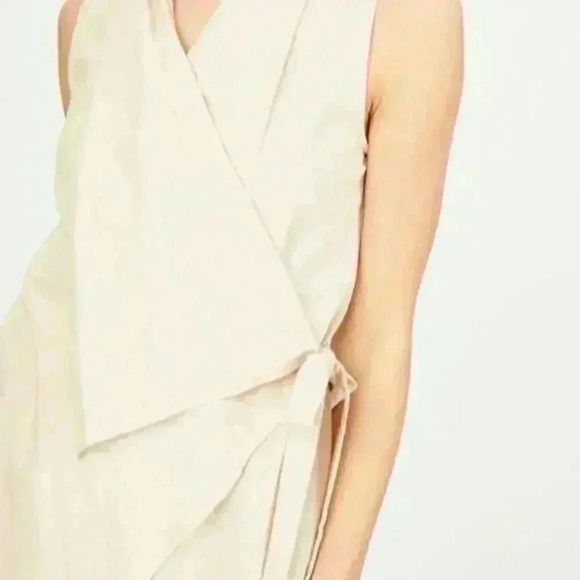 Love Without Limits Linen Wrap Front Top - Picture 3 of 4